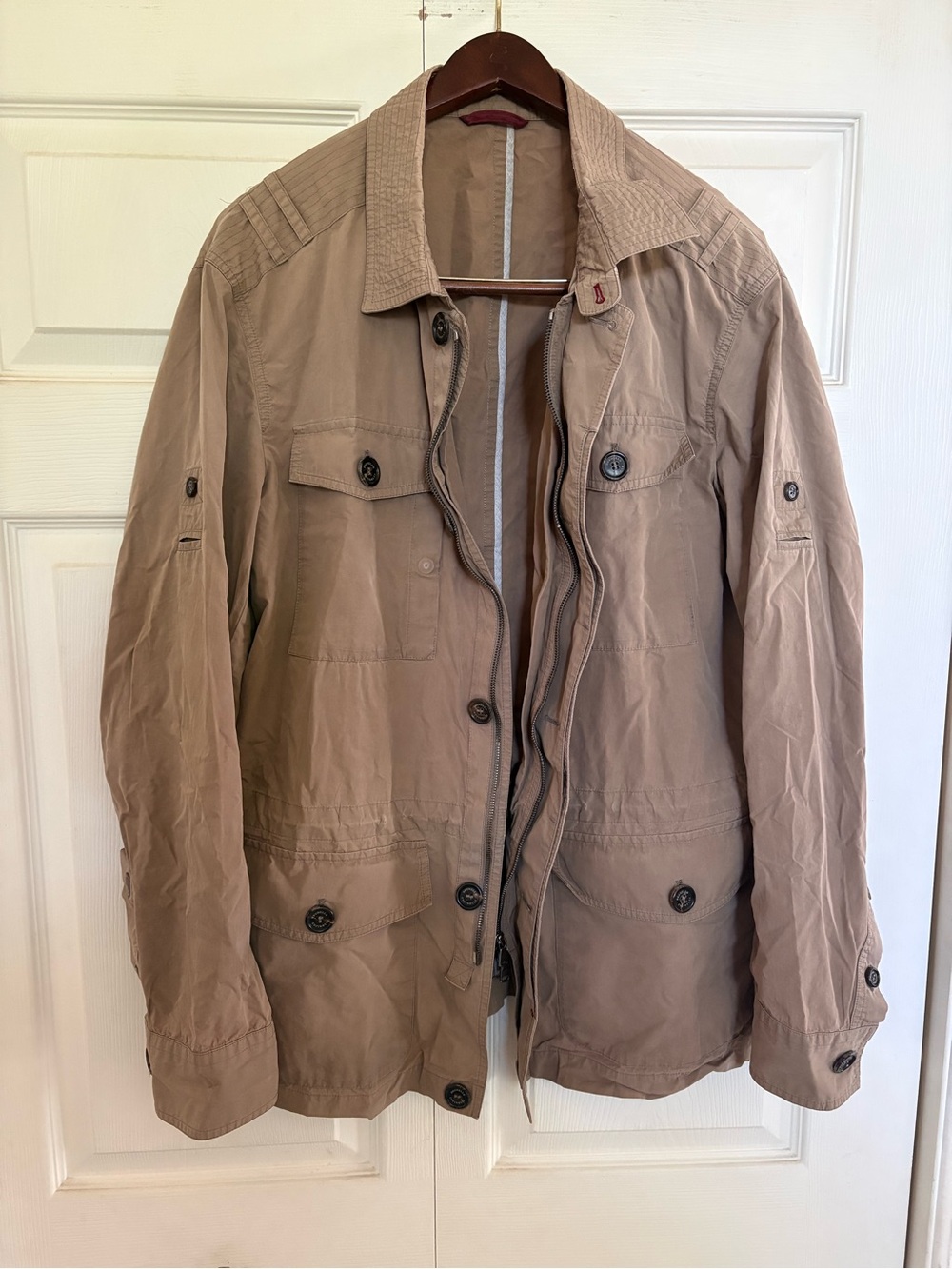 Brunello Cucinelli Lightweight Military Shell Jacket - Tan